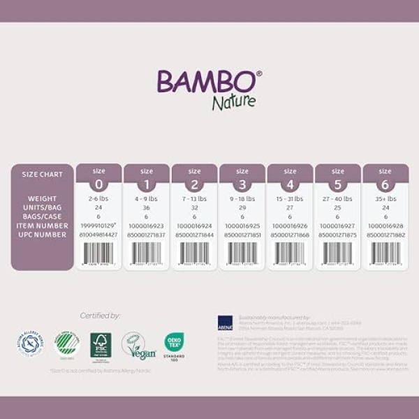 Bambo Nature Premium Baby Diapers (SIZES 0 TO 6 AVAILABLE), Size 5, 25 Count - Image 5