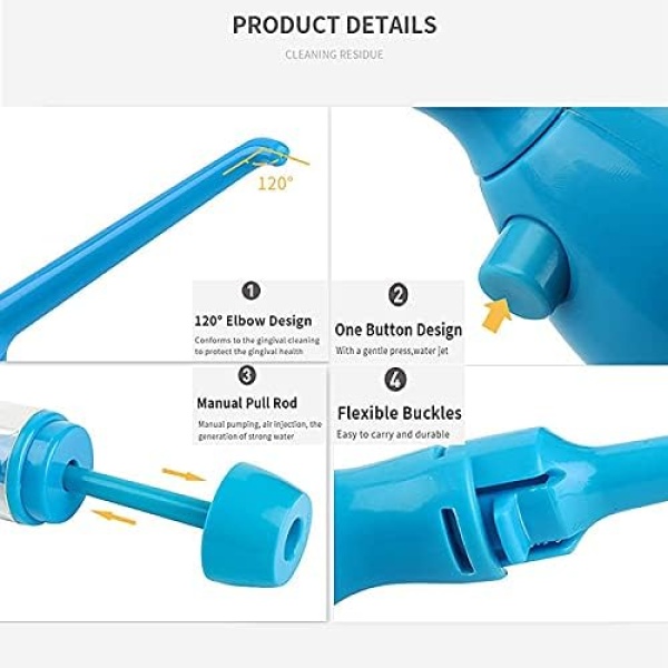 Water Flosser Non-Electric Portable Economical and Suitable，Water Pick Teeth - Image 6