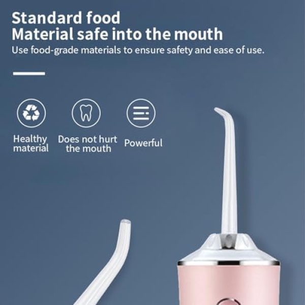 Electric Irrigator, Home Portable Water Teeth Cleaning Flosser With With 4 - Image 4