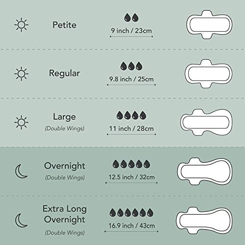 Rael Pads For Women, Organic Cotton Cover Pads - Regular Absorbency, Unscented - Image 4