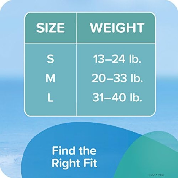 Swim Diapers Size 5 (> 31 lb) - Pampers Splashers Disposable Swim Pants, Large, - Image 5