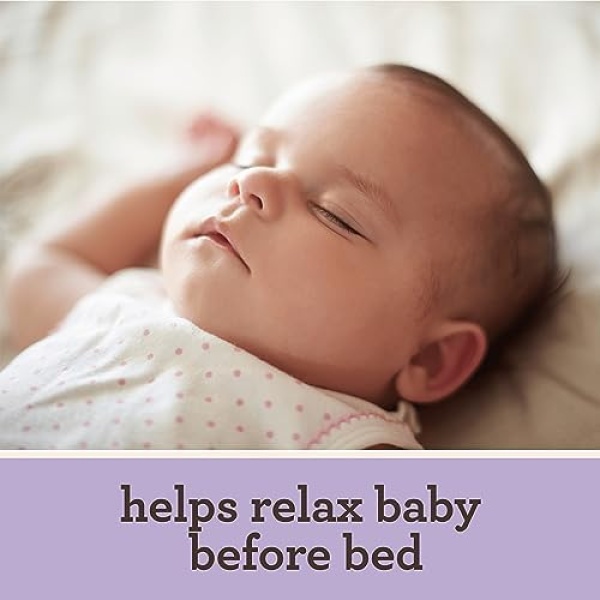 Aveeno Baby Calming Comfort Bath & Lotion Set, Nighttime Baby Skin Care Products - Image 3