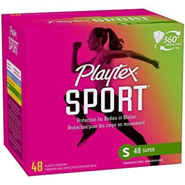 Playtex Sport Tampons, Super Absorbency, Fragrance-Free - 48ct - Image 10