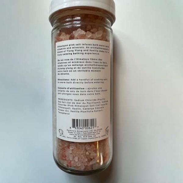 HERBIVORE Calm Soaking Bath Salts – Natural Himalayan Pink Salt - Image 7