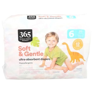 365 by Whole Foods Market, Size 6 Diapers, 20 Count