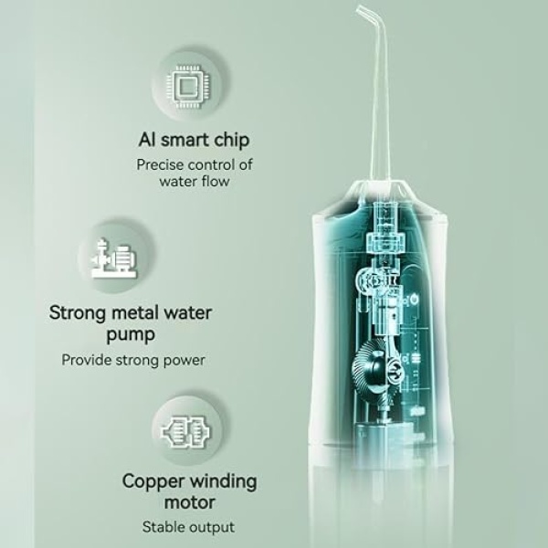 Nebula-X Water-Flosser-Teeth-Cleaner, Rechargeable - Waterproof, Portable - Image 4
