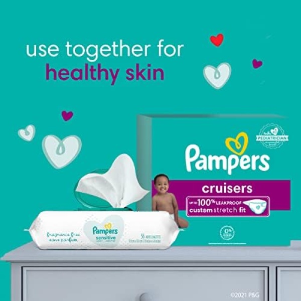 Pampers Cruisers Diapers - Size 3, 84 Count, Disposable Active Baby Diapers with - Image 9