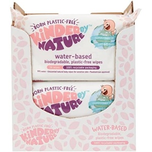Jackson Reece Kinder by Nature Water-Based Baby Wipes - 56 Count (Case of 12