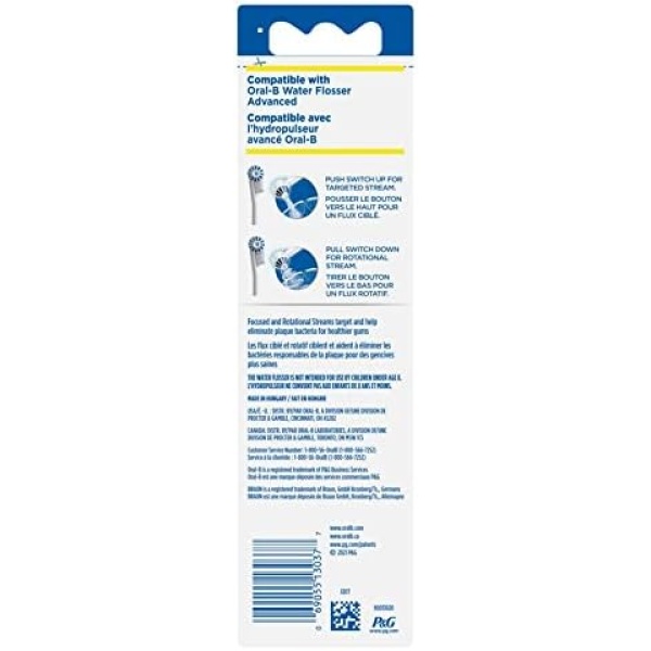 Oral-B Water Flosser Advanced Aquafloss Nozzle, 4 Count - Image 7