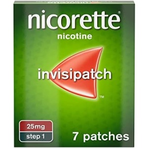 Nicorette Step 1 Invisi Patch Nicotine 7 Patches, 25 mg