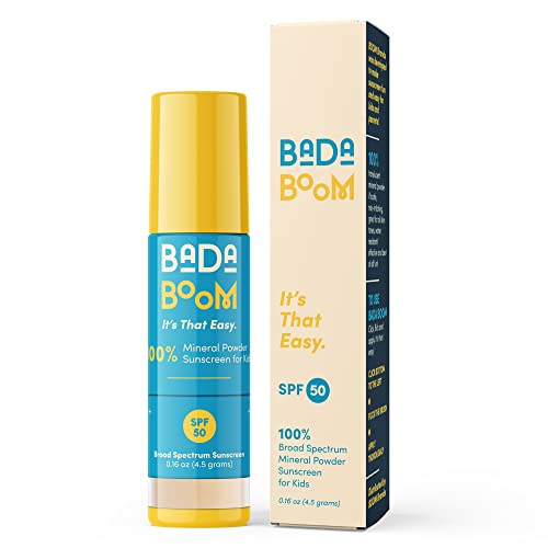 Bada Boom Mineral Translucent Sunscreen Powder, Brush on SPF 50 for Kids - Image 2