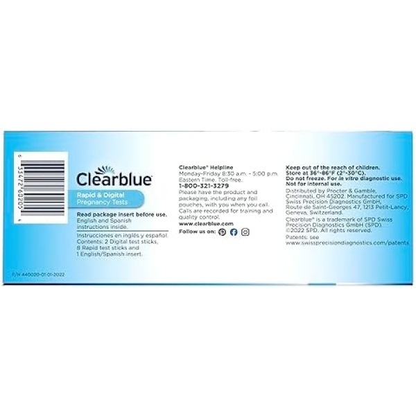 Clearblue Pregnancy Test Combo Pack, 10ct - Digital with Smart Countdown - Image 4