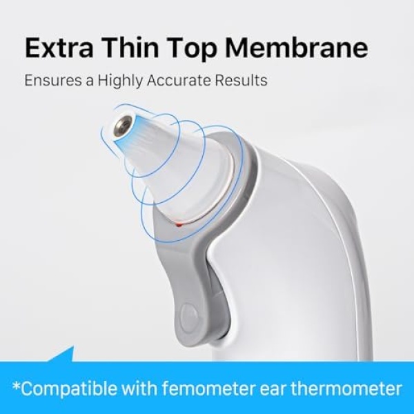96 Counts Probe Covers, Disposable Covers 96 Pcs for Ear Thermometer DET-1015 - Image 2