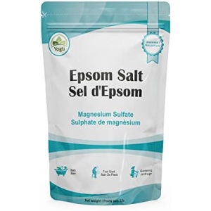 Yogti Epsom Salt, Premium Quality Bath Salt- Canadian Brand 3 pound, White