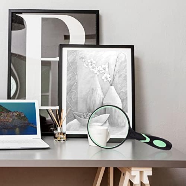 Large Magnifying Glass 10X Handheld Reading Magnifier for Seniors & Kids - Image 4