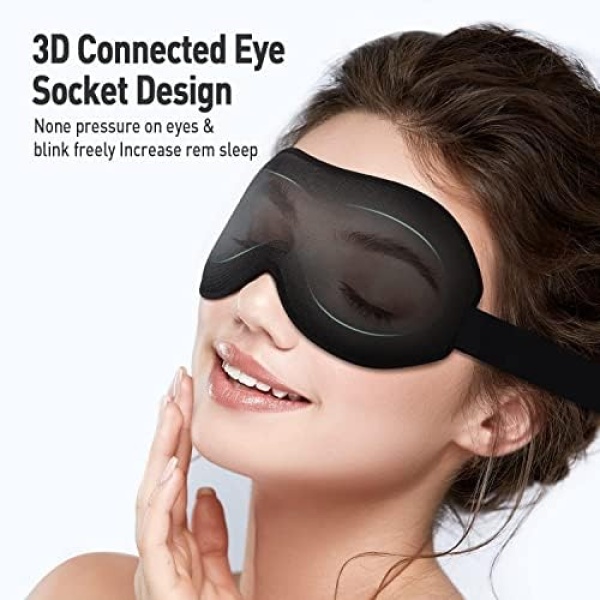 Umisleep Upgraded Sleep Mask, Perfect Sleeping Mask for Side Sleepers, 3D Ultra - Image 4