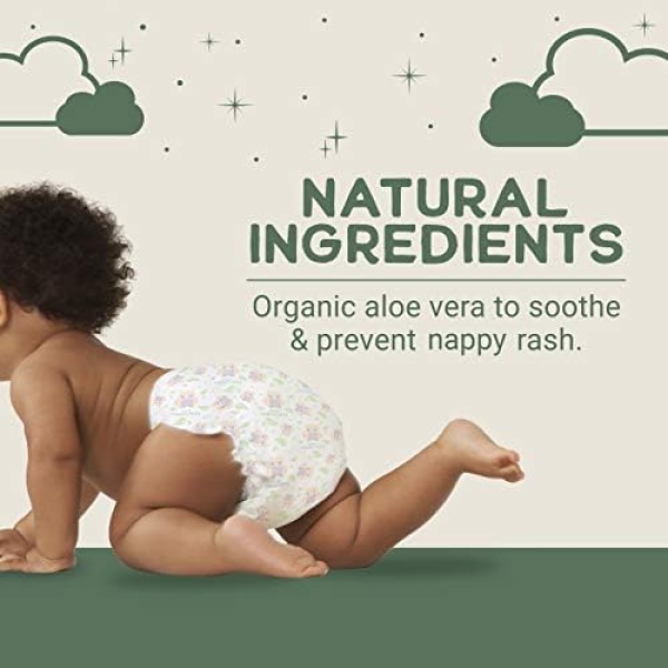 Happy Little Camper Ultra-Absorbent Natural Baby Diapers Size 2 - Hypoallergenic - Image 4