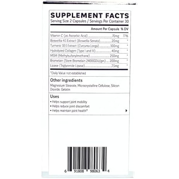 Kalaya 7X joint & Muscle Anti-Inflammatory Supplement 60 count - Image 8