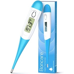 Boncare Thermometer for Adults, Digital Oral Thermometer for Fever