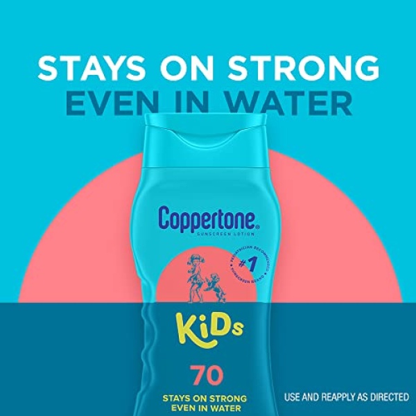 Coppertone Kids Sunscreen Lotion, SPF 70 Sunscreen for Kids - Image 3