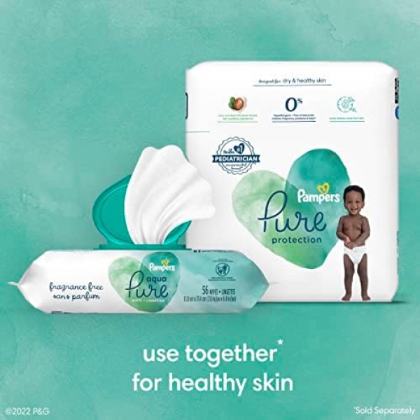 Pampers Pure Protection Diapers Size 0, 31 count - Disposable Diapers - Image 6