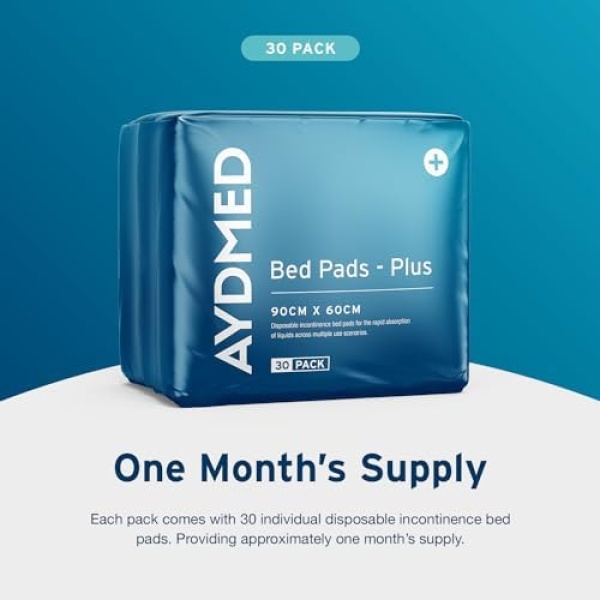30 x Aydmed Premium Disposable Incontinence Bed Pads | Large Waterproof - Image 9