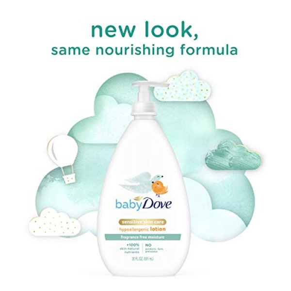 Baby Dove Face and Body Lotion for Sensitive Skin Moisture Fragrance - Image 3