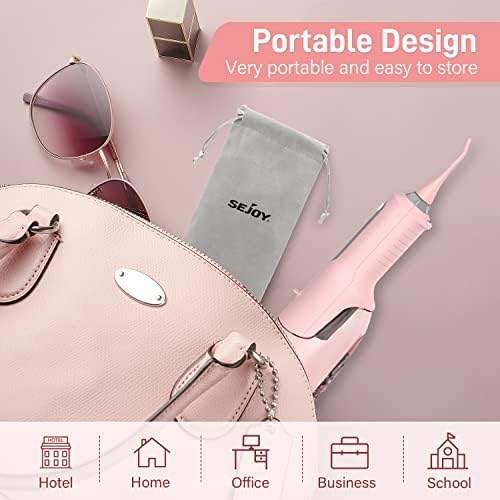 Cordless Water Flosser Water Dental Flosser for Teeth 270ML USB Rechargeable - Image 6