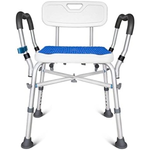 Bath Chair with Arms, Medical Shower Seat, Bariatric Bath Stool Safety Shower