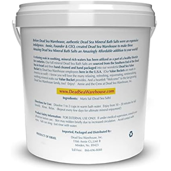 Dead Sea Warehouse-Amazing Minerals Bath Salts , 100% Full Mineral Therapeutic - Image 2