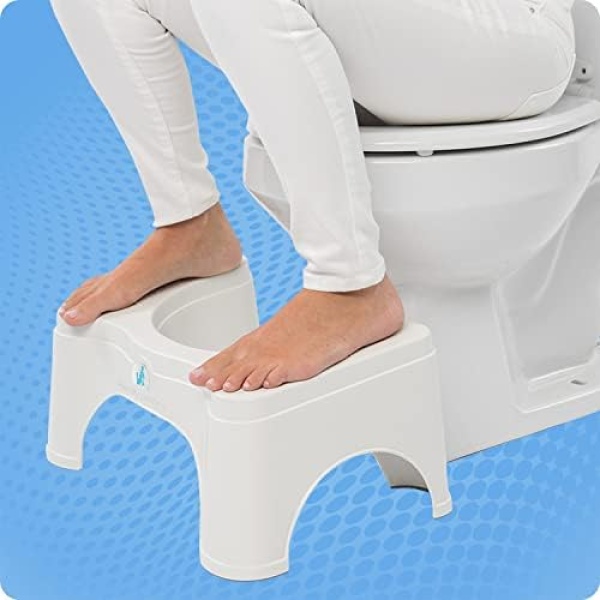 Squatty Potty Original Toilet Stool 2.0 Base 7", White, 1 Count - Image 10
