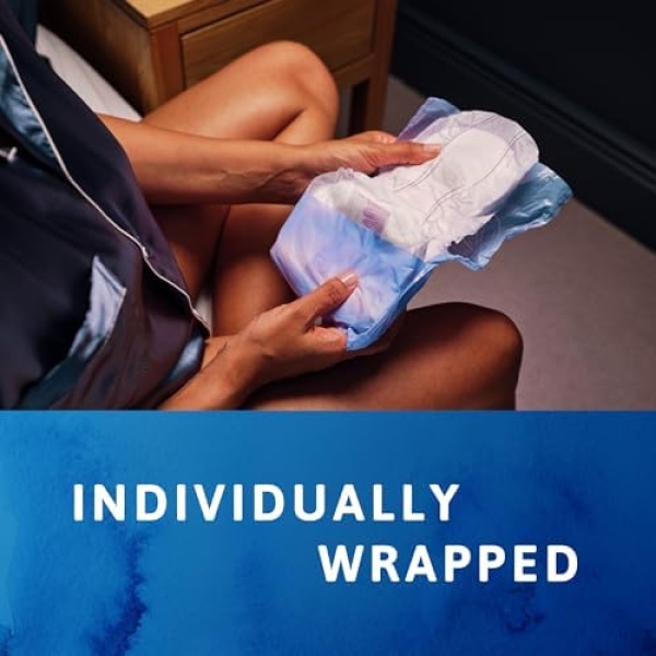TENA Discreet Maxi Night Incontinence Pads for Heavy Bladder Weakness - Image 7