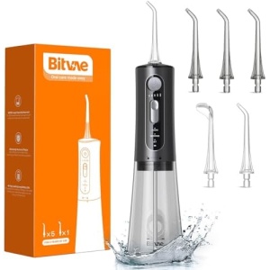 Water Flossers for Teeth, Bitvae Cordless Electric Flosser with 3 Modes and 6