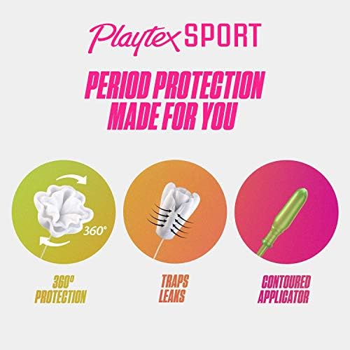 Playtex Sport Tampons, Regular Absorbency, Fragrance-Free - 48ct - Image 3
