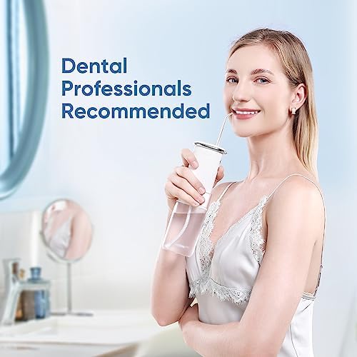 Water Dental Flosser for Teeth- Cordless Oral Irrigator with Stepless Pressure - Image 6