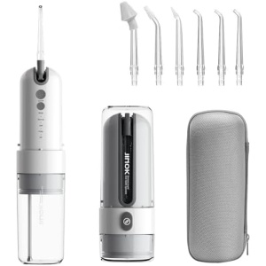 JIMOK Water Dental Flosser Cordless for Teeth Portable Oral Irrigator, 4modes