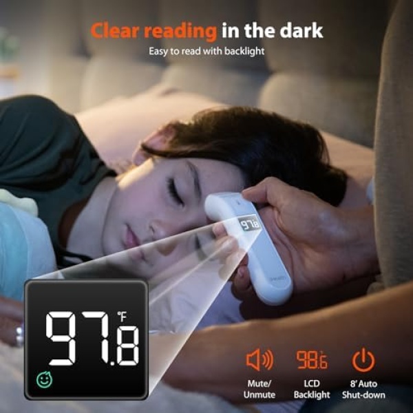 iHealth Digital Thermometer for Adults and Kids - Infrared Forehead Thermometer - Image 4