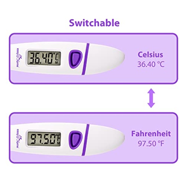 Easy@Home Digital Basal Body Thermometer: Oral Ovulation Tracking Thermometer, - Image 9