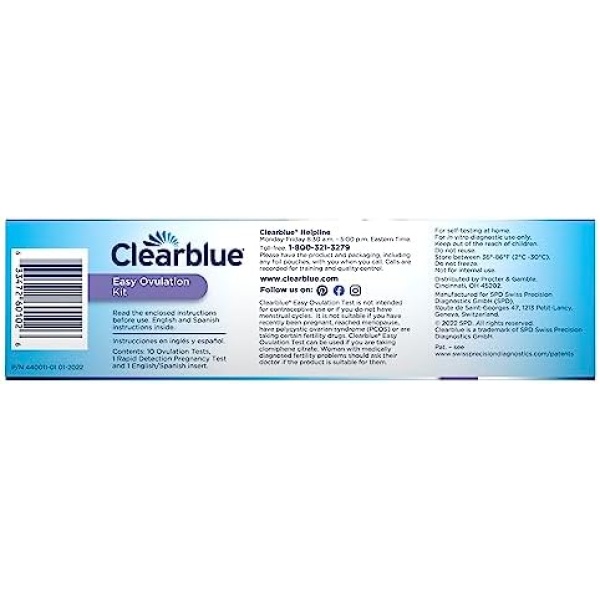 Clearblue Ovulation Complete Starter Kit, 10 Ovulation Tests and 1 Pregnancy - Image 3
