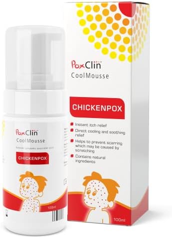PoxClin CoolMousse Chickenpox Treatment for Children, Relieve Symptoms