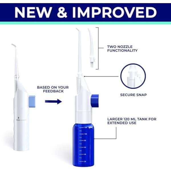 ORAVIX Dental Water Flosser Tonsil Stone Remover, Oral Irrigator Water Flosser, - Image 3