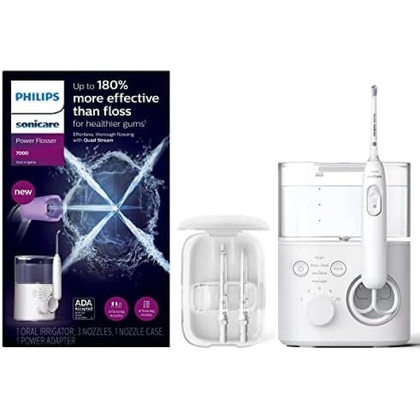 Philips Sonicare Power Flosser 7000, Oral Irrigator, White HX3911/30 - Image 11