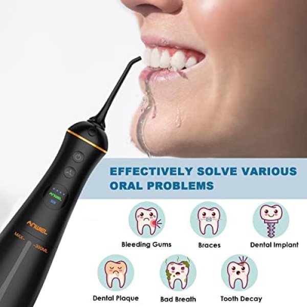 Electric Toothbrush with Water Flosser, Cordless Water Flosser and Ultrasonic - Image 2