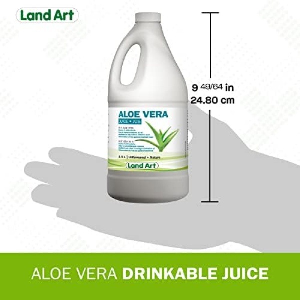 Pure Aloe Vera Juice Unflavoured 1.5L - Cold-Processed – from Organic Fresh - Image 6