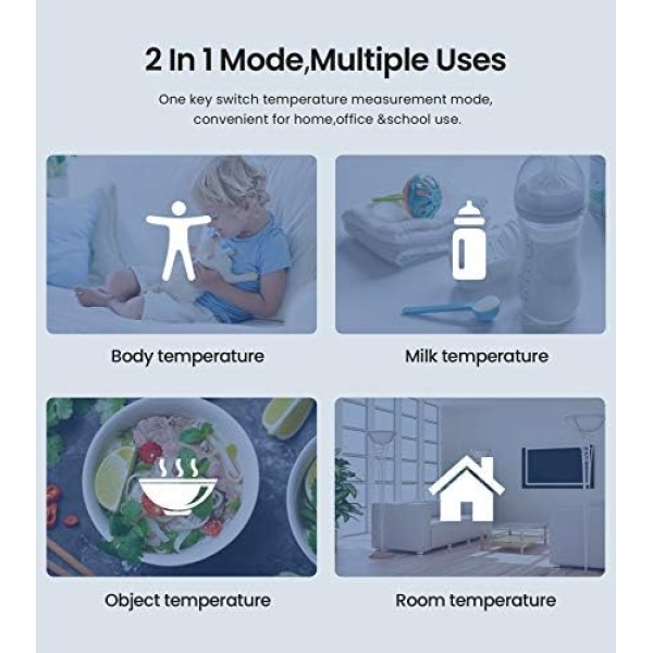 Femometer Forehead Thermometer for Adults Kids, Non Contact Infrared - Image 8