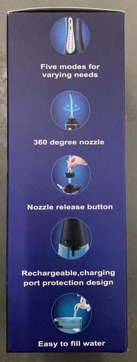 Skeufy Cordless Water Flosser Teeth Cleaner, 350ML Portable Oral Irrigator, 5 - Image 10