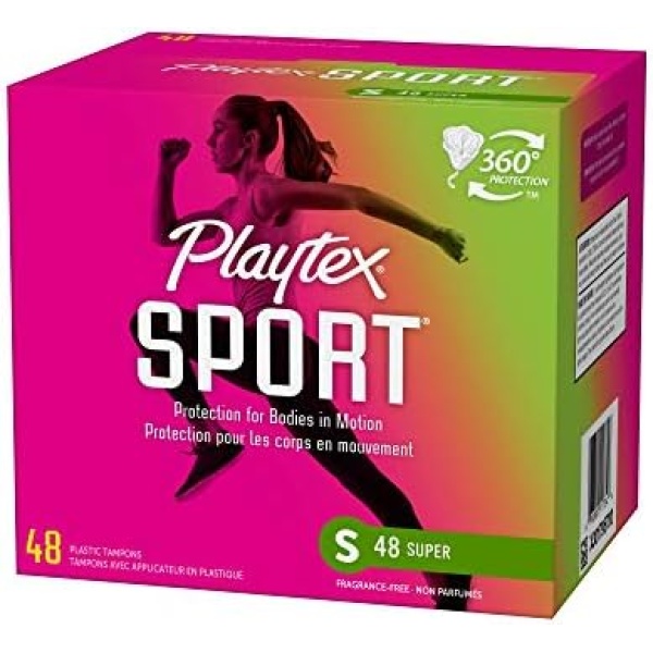 Playtex Sport Tampons, Super Absorbency, Fragrance-Free - 48ct - Image 11