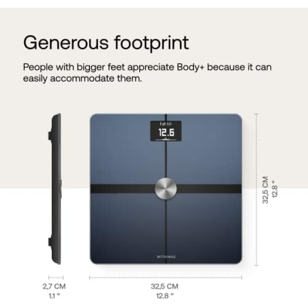 Withings Body+ Wi-Fi bathroom scale for Body Weight - Digital Scale and Smart - Image 5