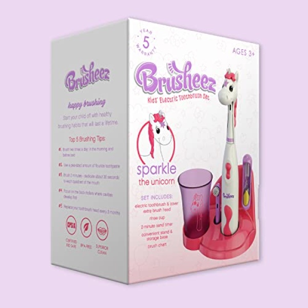 Brusheez® Kids’ Electric Toothbrush Set - Safe & Effective - Image 8