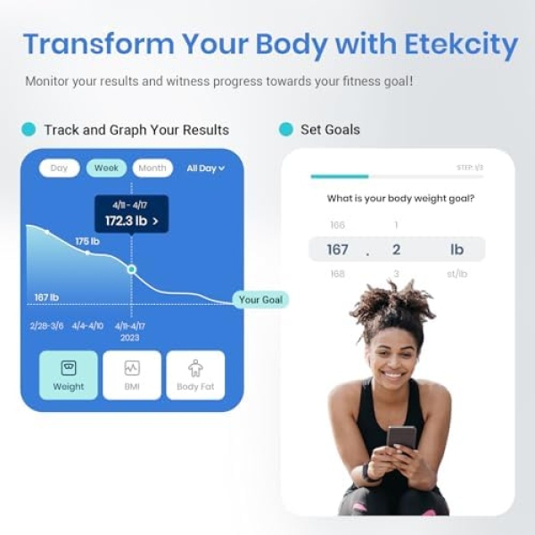 Etekcity Scale for Body Weight FSA HSA Store Eligible,Smart Bathroom Digital - Image 4
